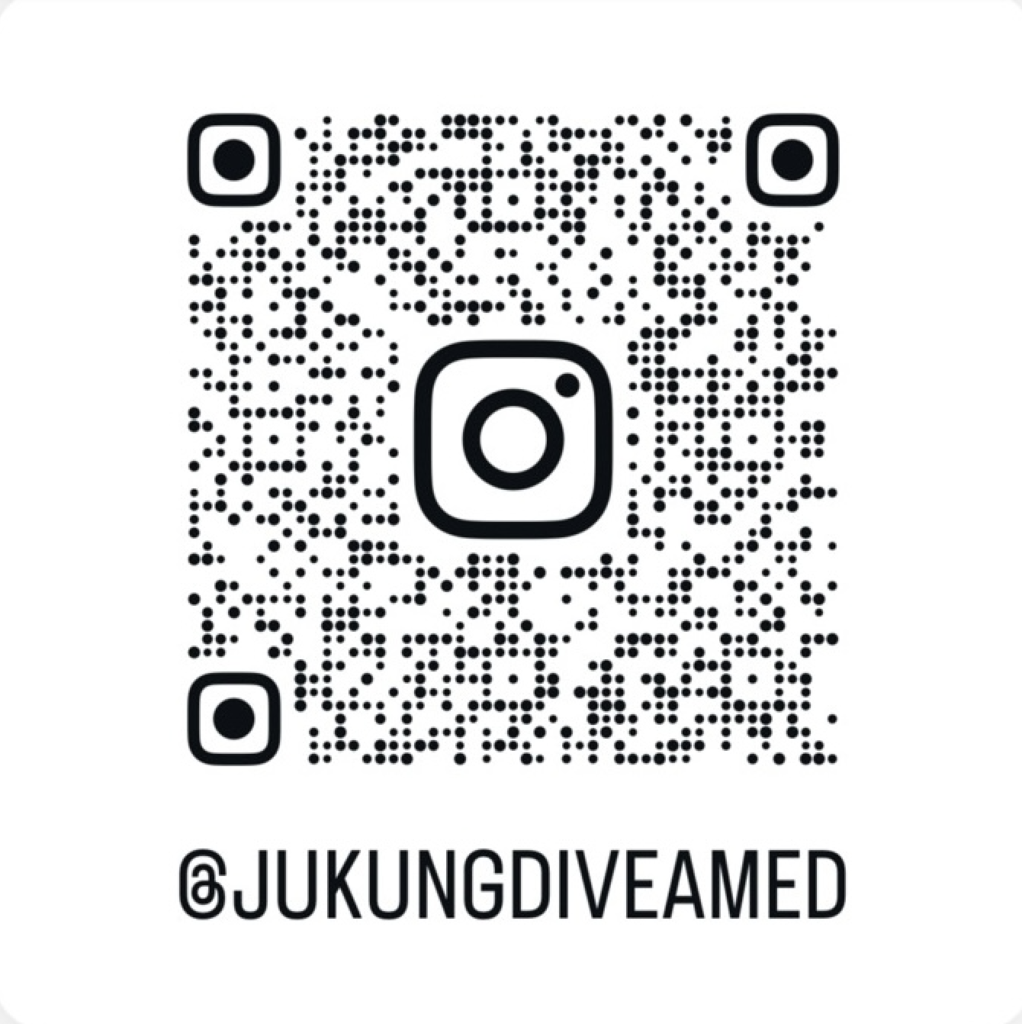 Jukung Dive Amed QR Code for the Instagram Account