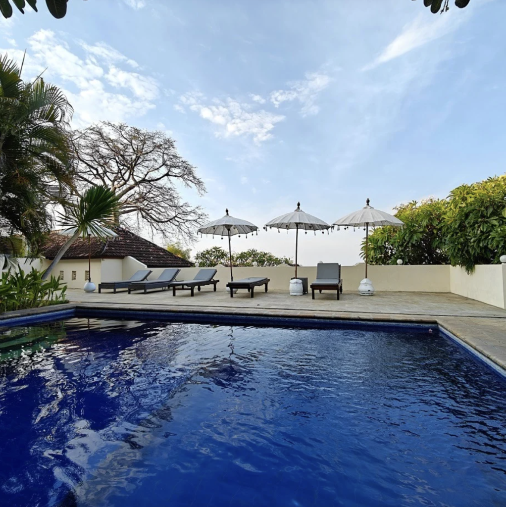 Swimming pool at Jukung Dive Amed Resort Bali