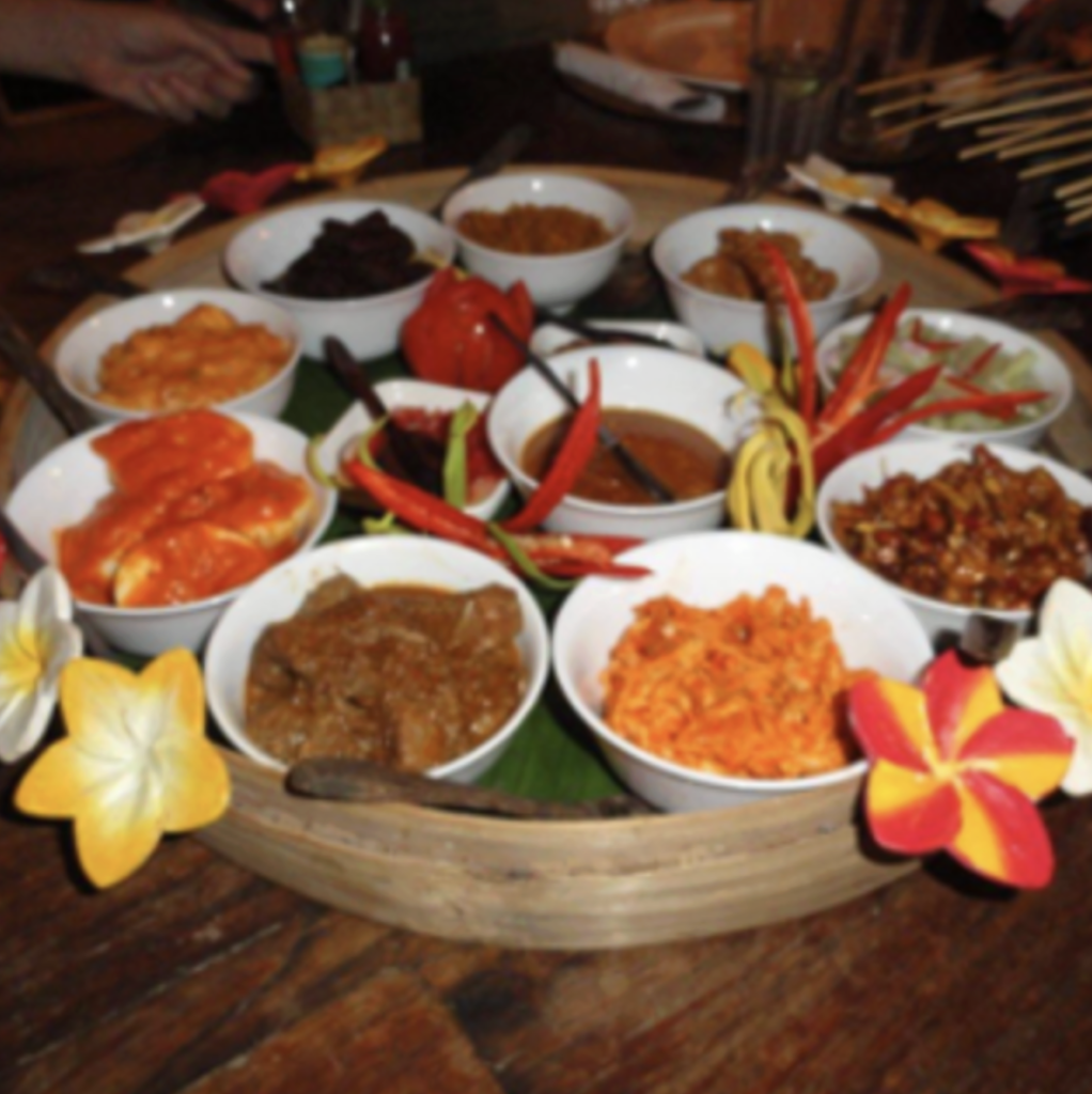 Traditional Indonesian breakfast served at Jukung Dive Amed Resort