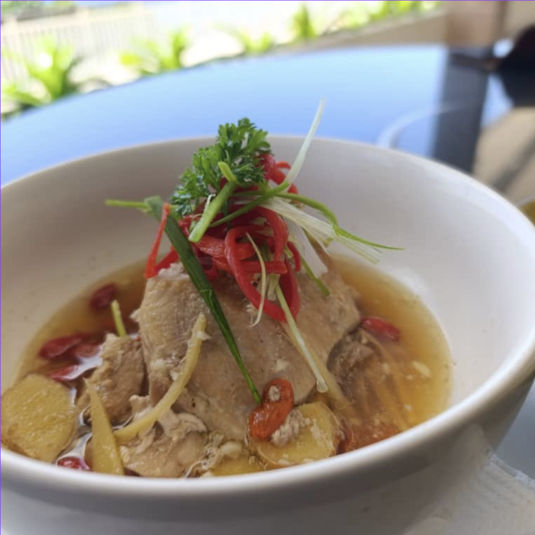 Fresh Indonesian noodles served at Sky Penida Restaurant Nusa Penida